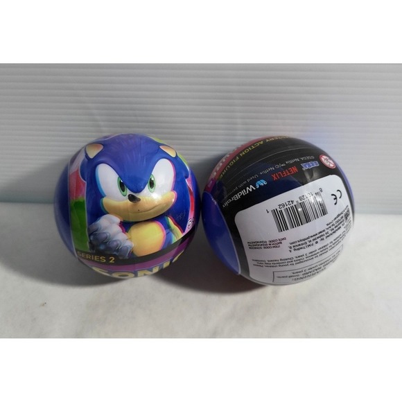 2 Sonic Prime Capsule figure sealed Mystery The Hedgehog Collectible Figure - Picture 4 of 5